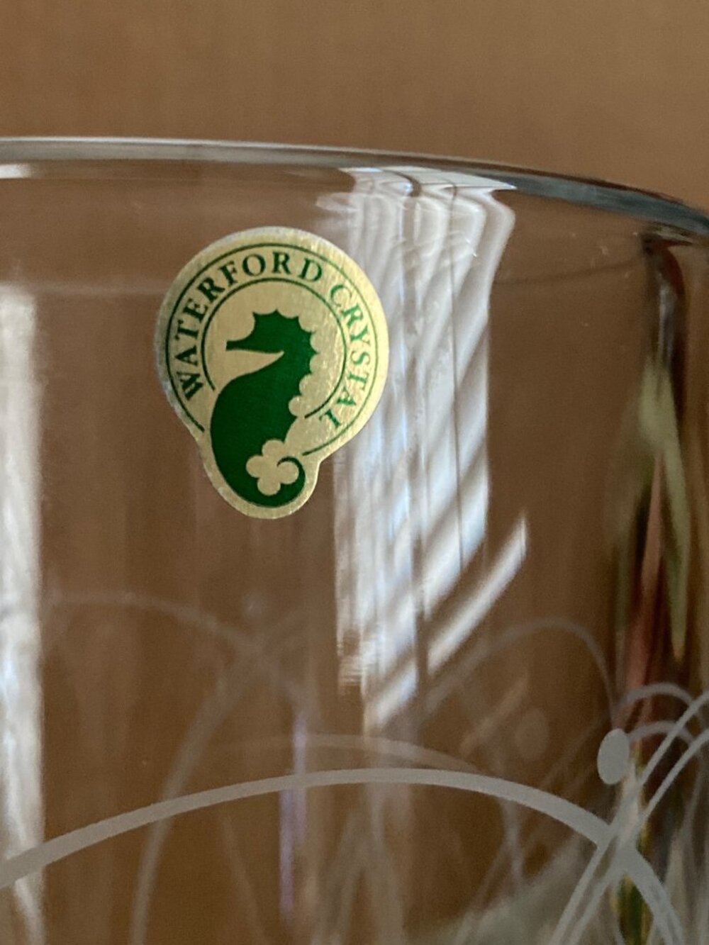 Waterford Crystal Ballet Icing Etched Swirl Vase 12" Pre-owned - Picture 6 of 10